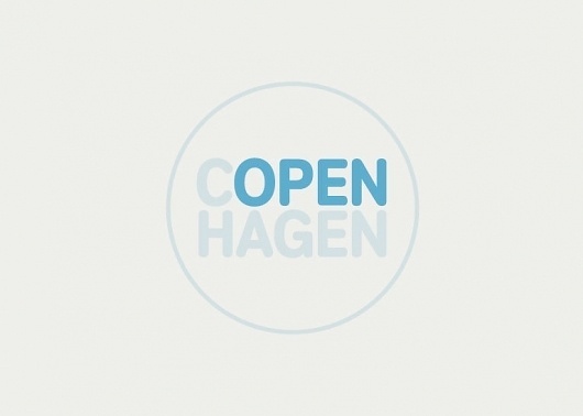 Copenhagen - Mega Design #blue #copenhagen #circle #identity