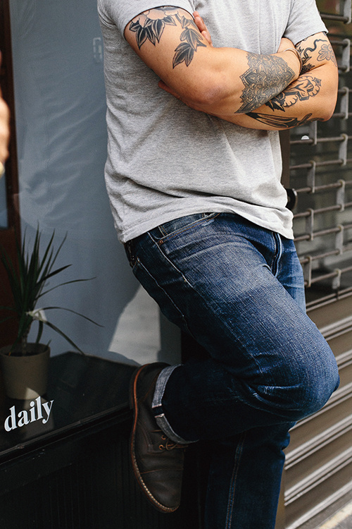 image #dude #tattoos #casual #boots #jeans