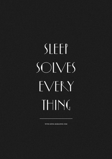 THIS IS A BOOK SHOP — Sleep Solves Everything #magazine #sova #sleep #poster