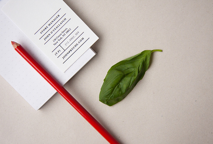 Küche by Rebecca Duff-Smith #graphic design #stationary #print