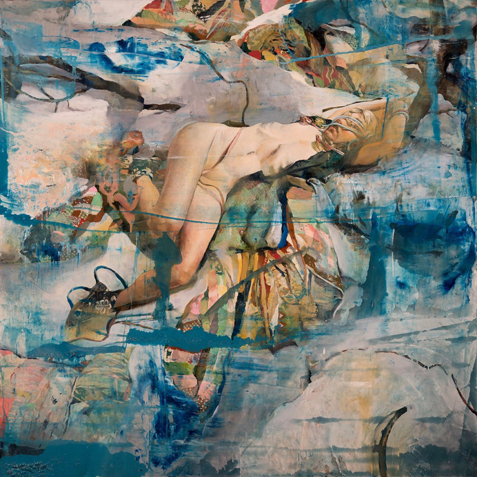 Kent Williams Painting Oil on canvas Incognito