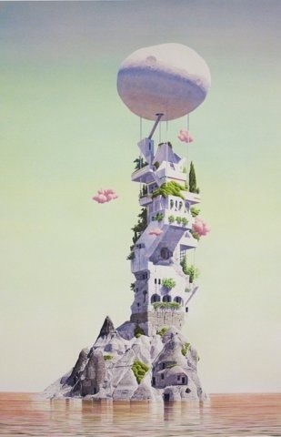 Tristram Lansdowne - Naïmoka #art #watercolour #design
