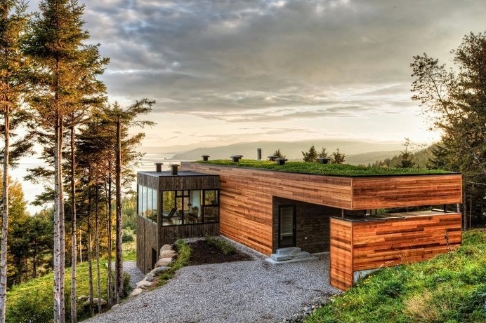 Malbaie V Residence by MU Architecture #interior #design #architecture