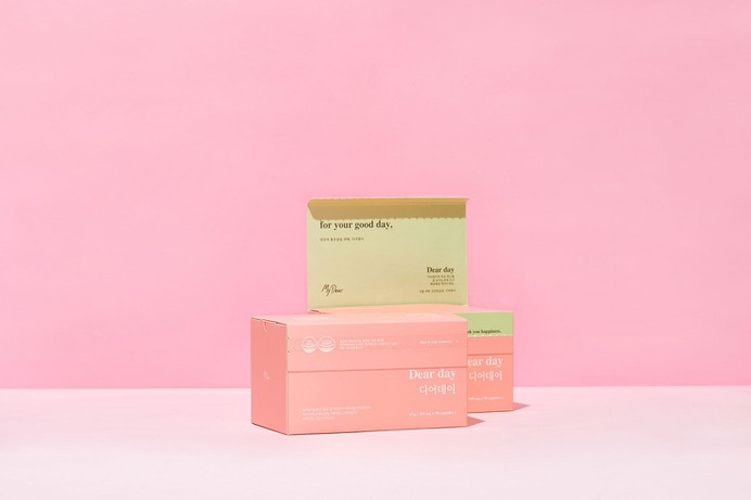 Mydear Branding Packaging - Mindsparkle Mag AURG Studio developed this beautiful branding and packaging project for Mydear. For the project, they used a pastel palette and fresh colors as well as modern yet clear typography to achieve a clean, simple but still elegant approach for the brand. #logo #packaging #identity #branding #design #color #photography #graphic #design #gallery #blog #project #mindsparkle #mag #beautiful #portfolio #designer