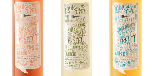 Small Talk VineyardÂ The Dieline #packaging #illustration #type #vineyard #typography