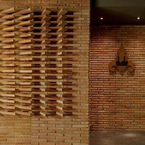Dude Cigar Bar by Studiomake #brick #elevations #interiors #architecture #masonry