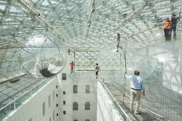 CJWHO ™ (Tomás Saraceno | in orbit Suspended more than 25...) #installation #design #interiors #photography #architecture #art