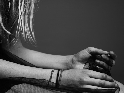 HEDI SLIMANE DIARY #white #tulle #girl #black #and