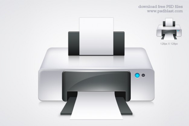 Printer icon psd Free Psd. See more inspiration related to Icon, Computer, Print, Psd, Printer, Hardware, Workflow, Horizontal, Copy, Print icon and Copier on Freepik.
