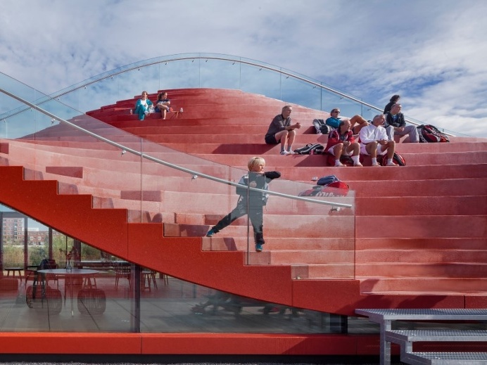 Iconic club house architecture
