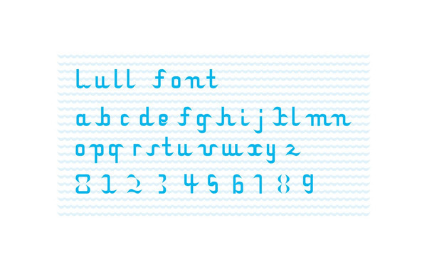 "Lull" #graphic #typeface #typography