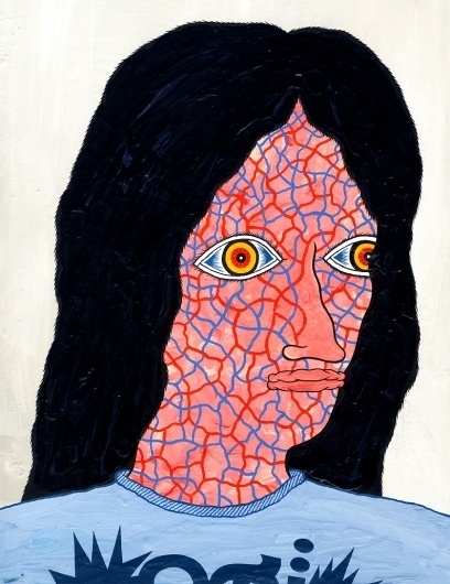 tumblr_lz11e0rR801qz9v0to1_1280.jpg (JPEG Image, 794 × 1030 pixels) #matt #illustration #portrait #intense #leines #ugly