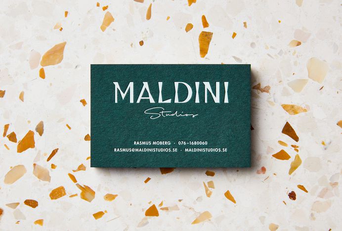 Picture of 1 designed by Jens Nilsson for the project Maldini Studios. Published on the Visual Journal in date 20 November 2017