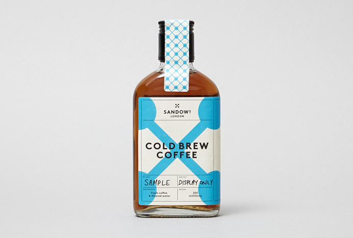 Sandows London by Studio Thomas #label #bottle #coffee