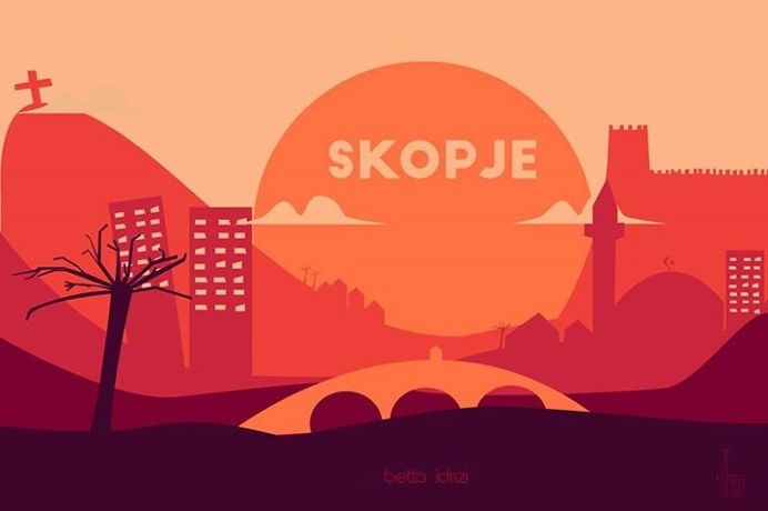 #skopje #illustration