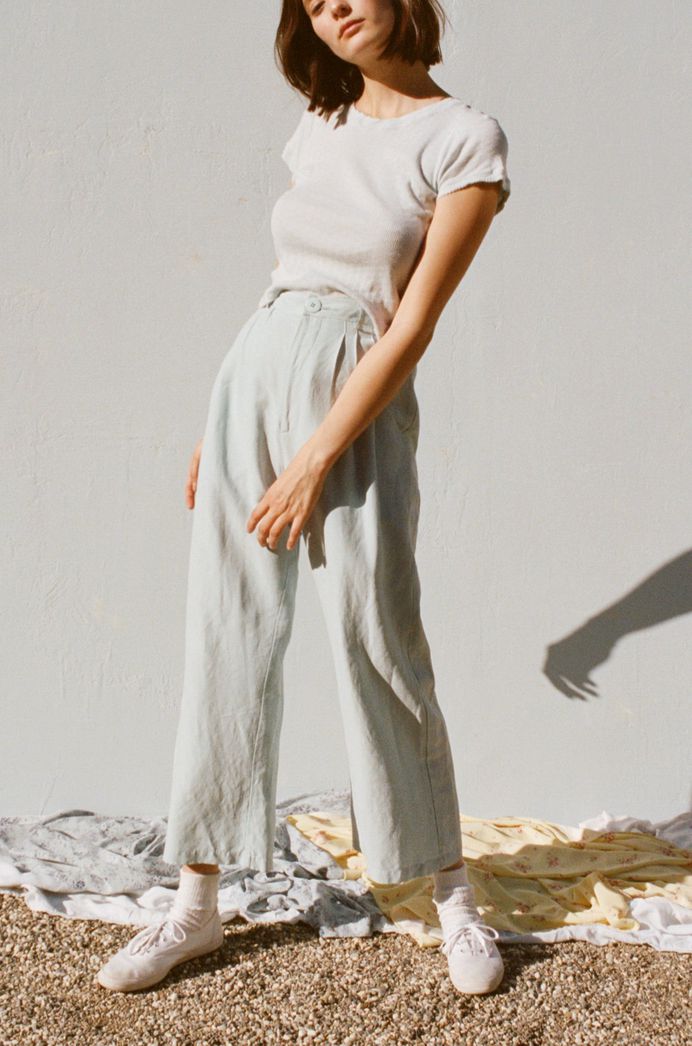 Edie Trouser - Sky – Lily Ashwell