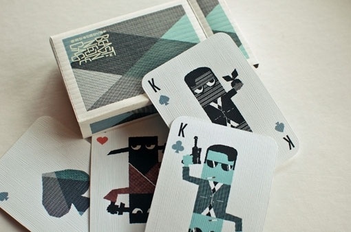 design work life » cataloging inspiration daily #blue #king #cards #playing
