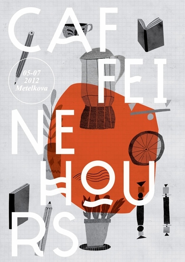 Caffeine Hours - Zoran Pungerčar #illustration #design #graphic