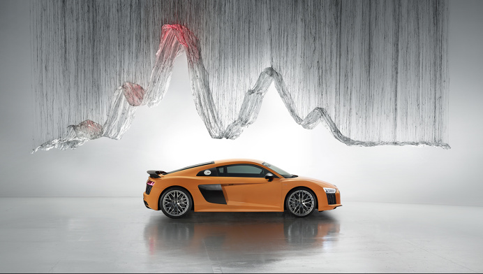 Art by Yasuaki Onishi Art directed by Vinny Olimpio Photo by: Benedict Redgrove #art #automotive #audi #r8 #audir8 #artdirection