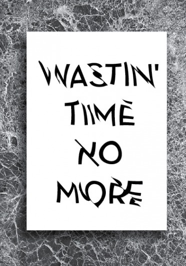 P O S T E R S + - Thrashin' #poster #typography