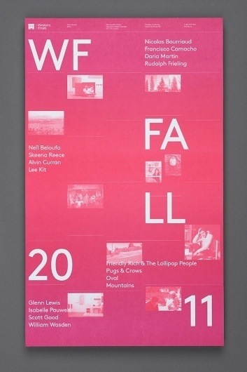Western Front Fall Calendar — Post Projects #poster