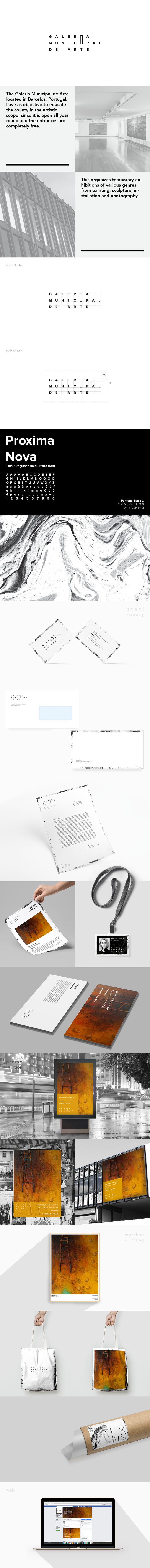 Galeria Municipal de Arte - Barcelos #logo #branding #galery #art #ipca #esd #design