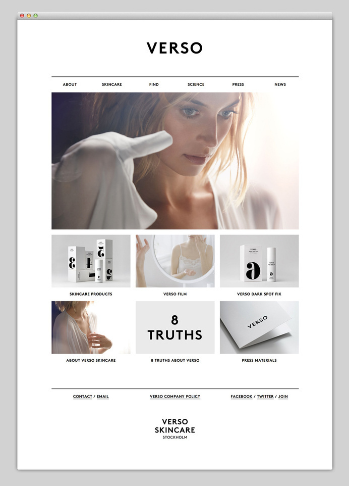 Websites We Love — Showcasing The Best in Web Design #agency #cosmetic #portfolio #design #best #website #ui #cosmetics #minimal #webdesign #skin #web #typography
