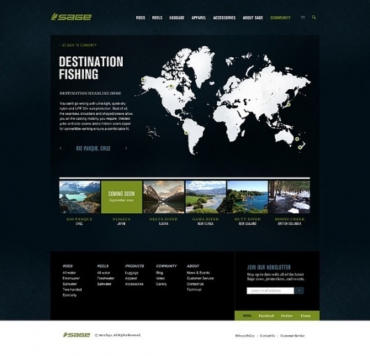 Sage Fly Fishing on Web Design Served #illustration