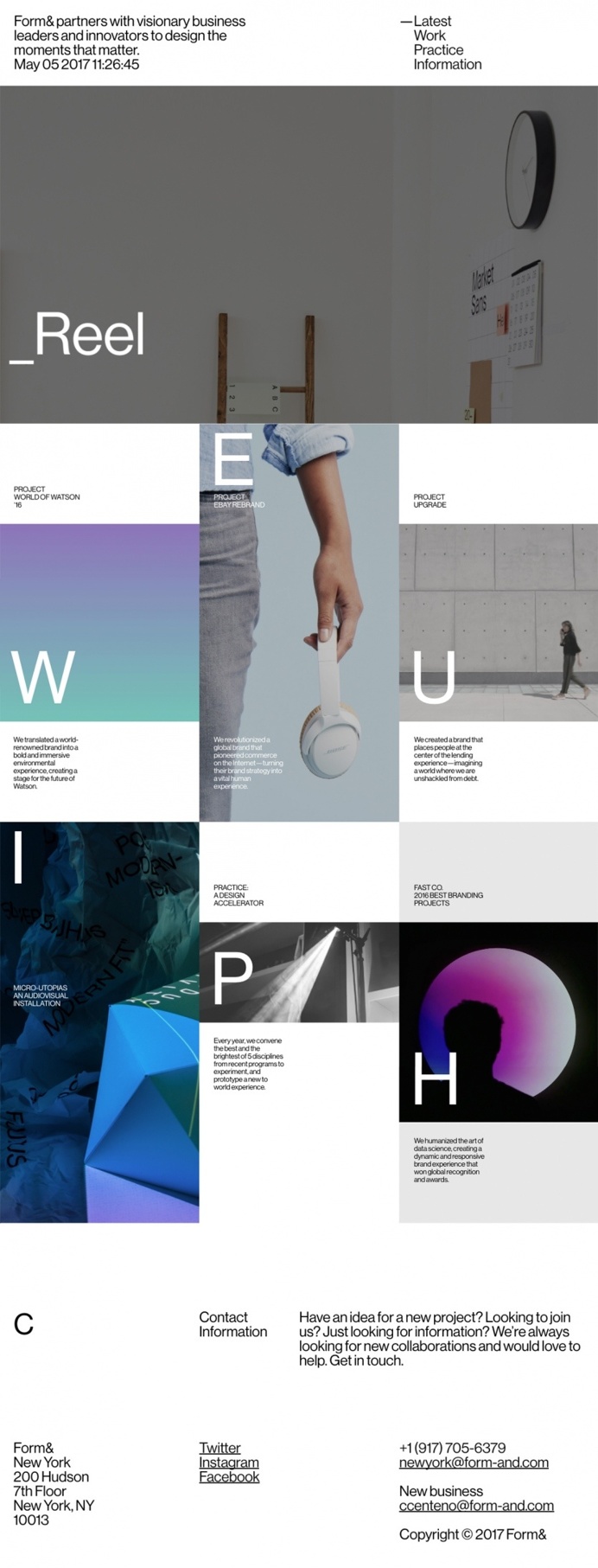 Form& - Mindsparkle Mag - Form& partners are a diverse group of thinkers, designers, collaborators with global expertise whose website is aw