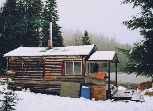 Google Reader (67) #cabin #wood #lake #fishing #winter