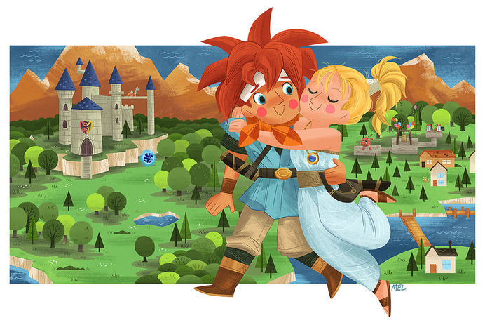 Chrono Trigger - Melanie Matthews #trigger #illustration #chrono