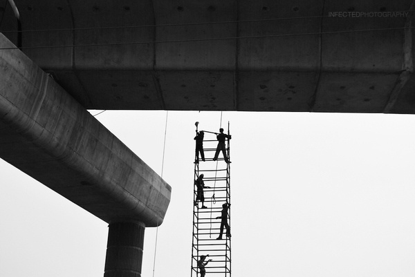 Work Height #white #height #infectedgallery #black #people #and #worker #climbing