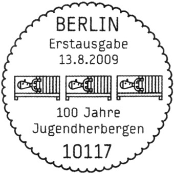 Jugendherbergen-Berlin #circle #stamp #germany #typography