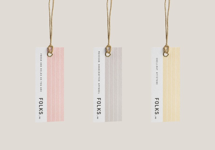 Folks Corporate Design - Mindsparkle Mag Beautiful identity for the apparel brand Folks, created by Andrés Domínguez in Mexico. #corporate #design #identity #color #photography #graphic #design #gallery #blog #project #mindsparkle #mag #beautiful #portfolio #designer