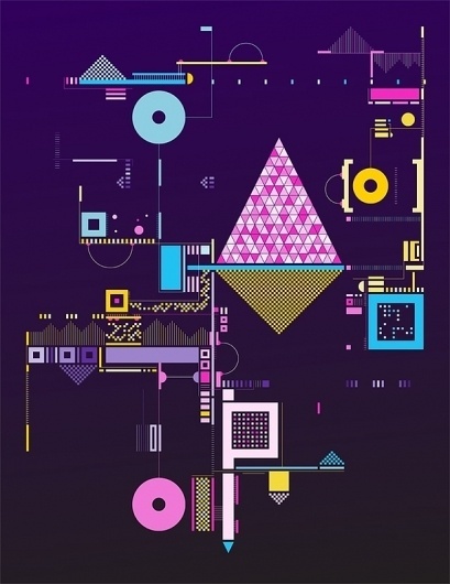 Biblioteca visual #purple #design #inspiration #geometric
