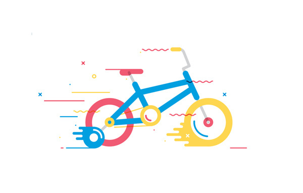 Bicicletas on Behance #bicycle #movement #vector #bike