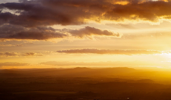 Winter Sunset #sky #vista #aorange #sunset #view #winter