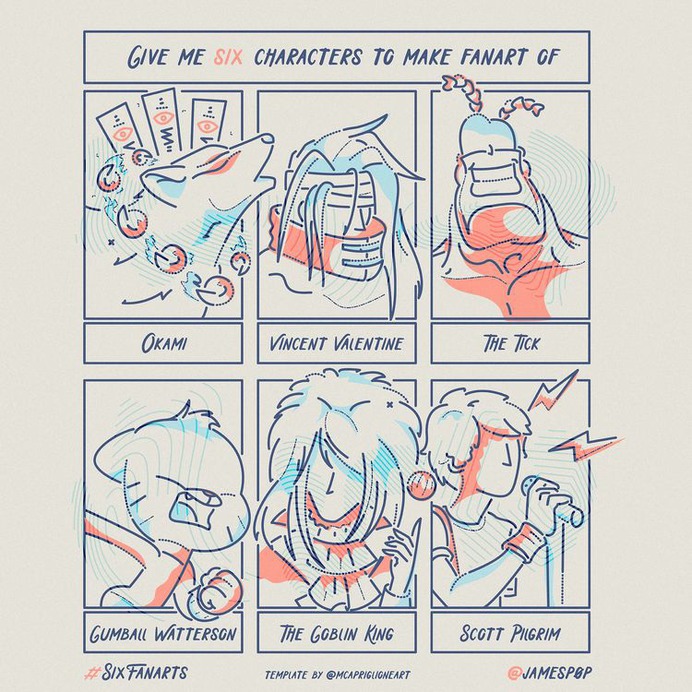 SixFanArts by Jamesp0p