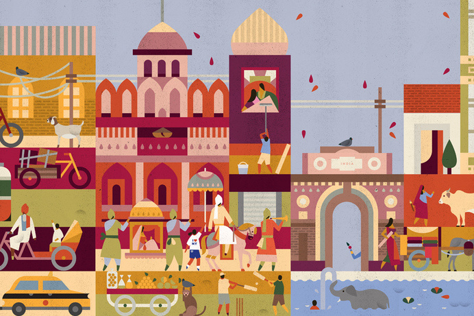 Lotta Nieminen | Walk This World #illustration #flat