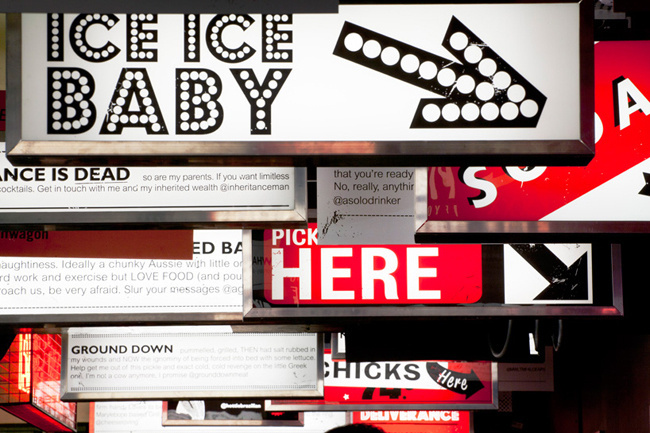 GRAPHIC AMBIENT » Blog Archive » Meat Market, UK #graphics #wall