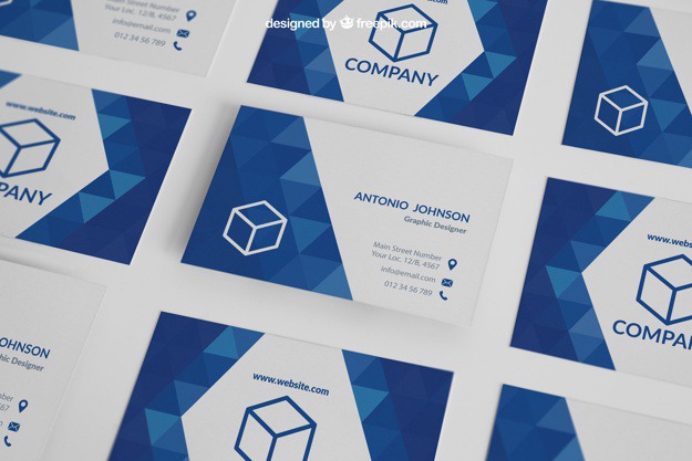 Blue business card mockup Free Psd. See more inspiration related to Business card, Mockup, Business, Abstract, Card, Template, Blue, Office, Visiting card, Presentation, Stationery, Corporate, Mock up, Company, Modern, Corporate identity, Branding, Visit card, Identity, Brand, Identity card, Presentation template, Up, Brand identity, Visit, Showcase, Showroom, Composition, Mock and Visiting on Freepik.