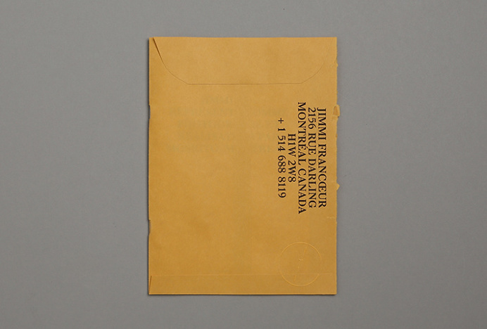 Jimmi Francoeur by Studio Beau #brand identity #brand design #stationary