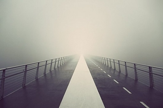 A Picture A Day: Deserted City « These Old Colors™ #city #fog #deserted
