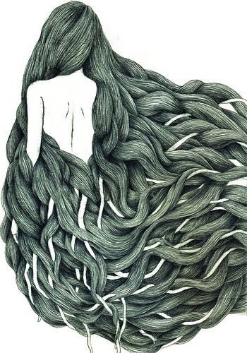 All sizes | Untitled | Flickr - Photo Sharing! #hair #illustration #drawing #girl