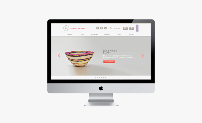 Home of Artisans Branding and website design