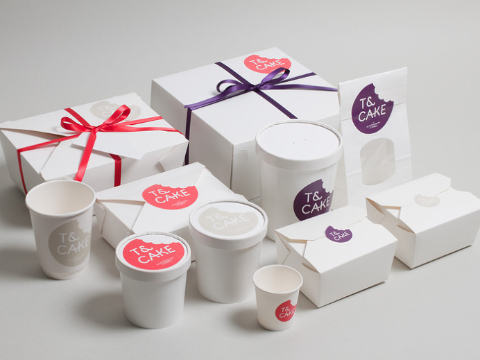 #tea #cake #cafe #branding