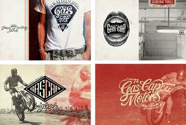 Gas Cap Motor's Branding on Behance by alexramonmas studio www.alexramonmas.com