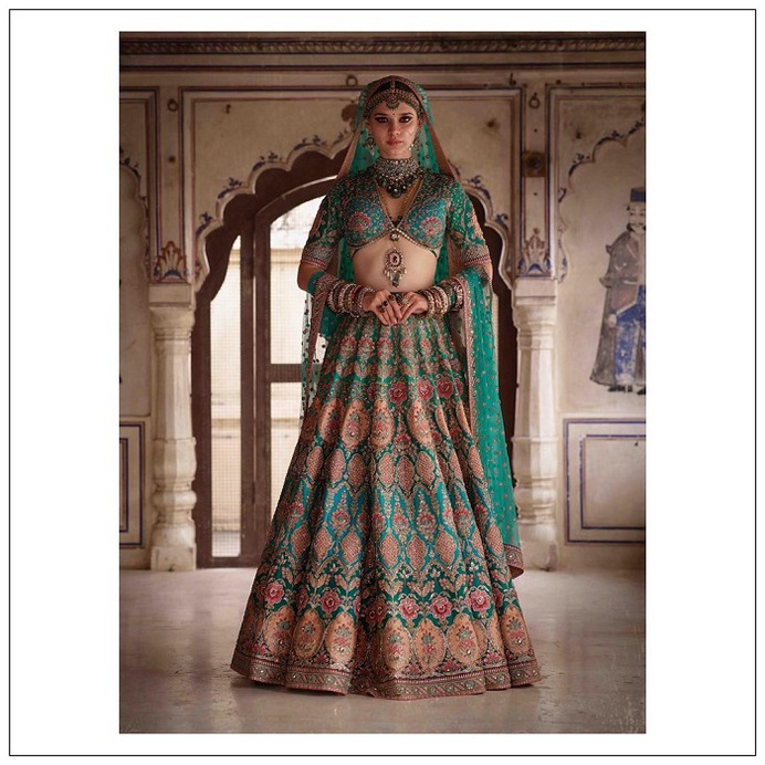 deep-shades-of-green-lehenga