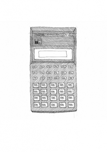 fx82.jpg (670×946) #82 #calculator #illustration #fx #leegibson #drawing