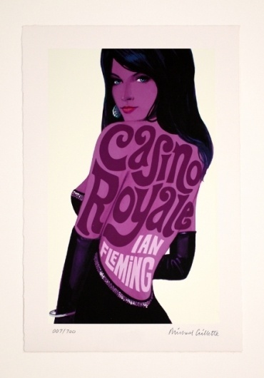 Awesome Robo!: 15 James Bond Pinup Prints By Michael Gillette #bond #james #poster #film #007